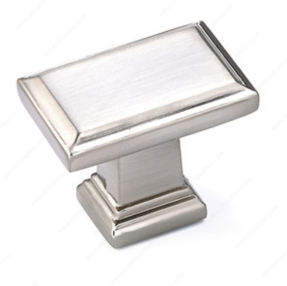 30 transitional brushed nickel knobs. Excellent condition.